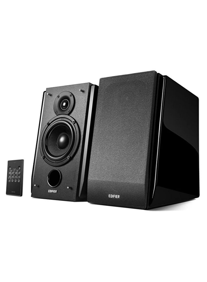 Compare Edifier R1850DB Active Bookshelf Speakers with Bluetooth and Optical Input  2.0 Studio Monitor Speaker  Builtin Amplifier with Subwoofer Line Out at KSA Price