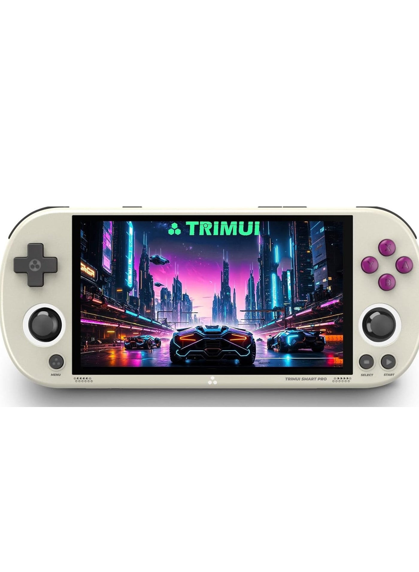 Compare Trimui Smart Pro Handheld Game Console 4.96”IPS Screen Linux System Joystick RGB Lighting Smartpro Retro Video Game Player Gift 64GB SD Card at KSA Price
