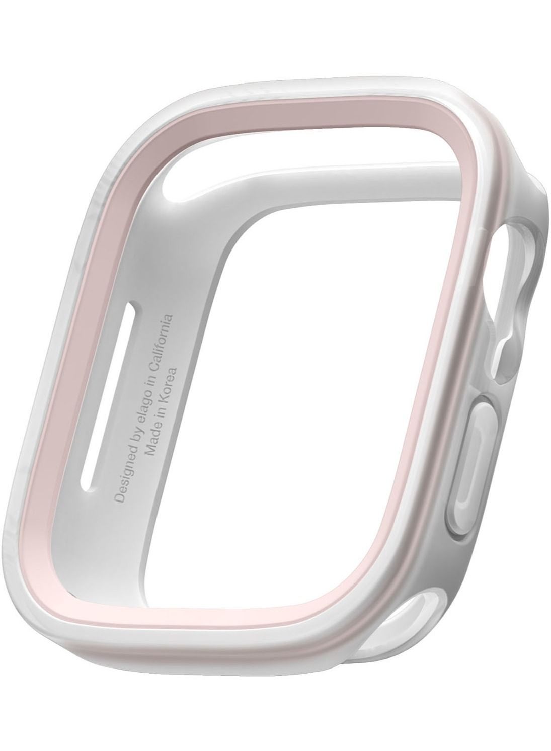 Compare Duo for Apple Watch Series 7 41mm, Series 6SE54 40mm Cover Case  Clear Lovely Pink at KSA Price