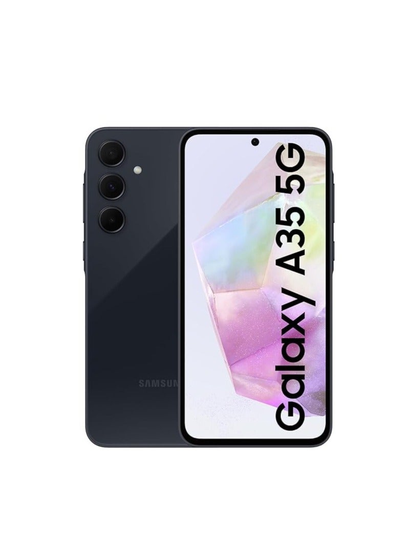 Compare Galaxy A35 5G Unlocked Indian Version, Awesome Navy, 8GB RAM, 128GB Storage | Works with All GSM Carriers | Dual SIM | Super AMOLED Display | 50MP Triple Camera | 5000mAh Battery at KSA Price