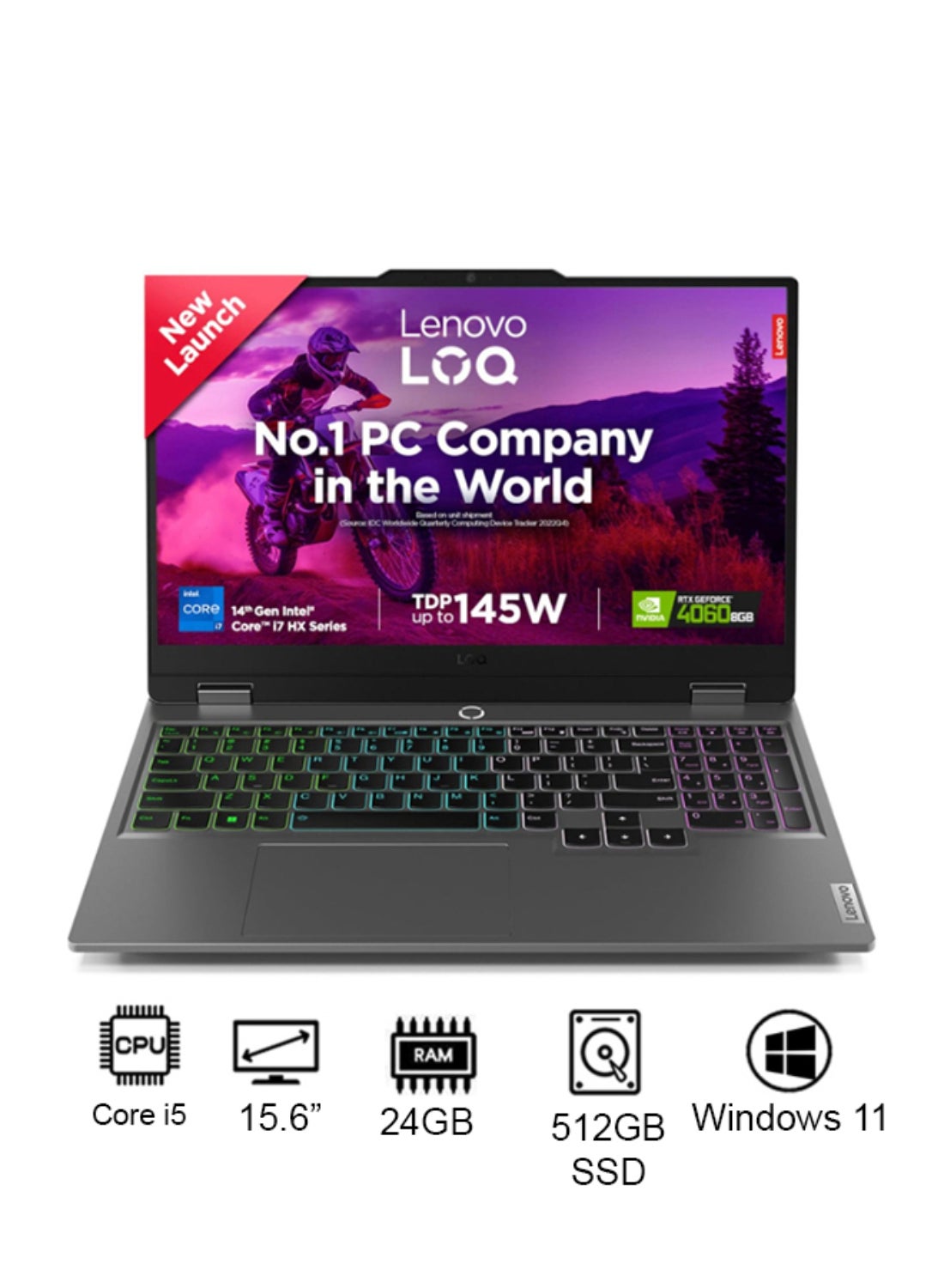 LOQ 15IRX9 Laptop With 15.6-Inch FHD IPS…