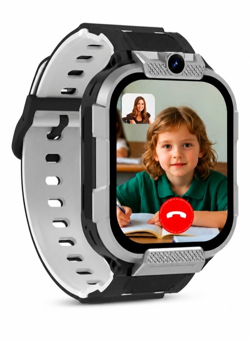 Compare C12 Kids Smart Watch 2.01 Inch HD Touch Display 5G SIM Card GPS Tracking Video Calling Digital Smartwatch for Boys Girls Black at KSA Price