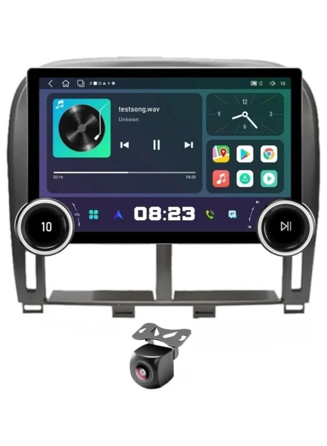 Compare Android Car Stereo For Lexus LS430 20012006 2K Display, Apple Carplay, Android Auto, 4GB RAM, 64GB ROM, Dual Knobs, AHD Camera at KSA Price