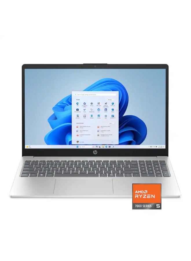 Compare 15fc0146dx Laptop, 15.6 FHD Touch Display, AMD Ryzen 5 7520U, 8GB RAM, 512GB SSD, AMD Radeon Graphics, English Keyboard, Windows 11 Home English Natural Silver at KSA Price