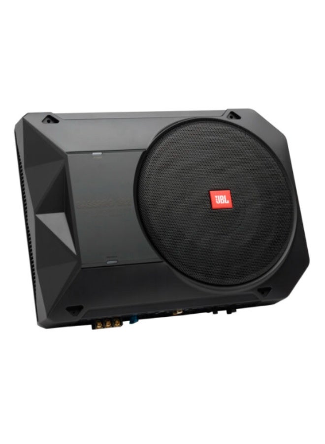 Compare JBL BassPro SL2 8 Powered Car Underseat Subwoofer with Amplifier – 125W RMS  250W Peak, Compact UnderSeat Bass System at KSA Price