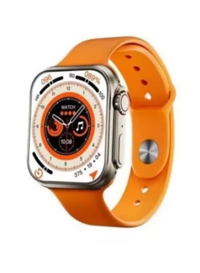 Compare WS8 Ultra Smart Watch Heart Rate Tracker Watch for Men Women Orange Orange at KSA Price