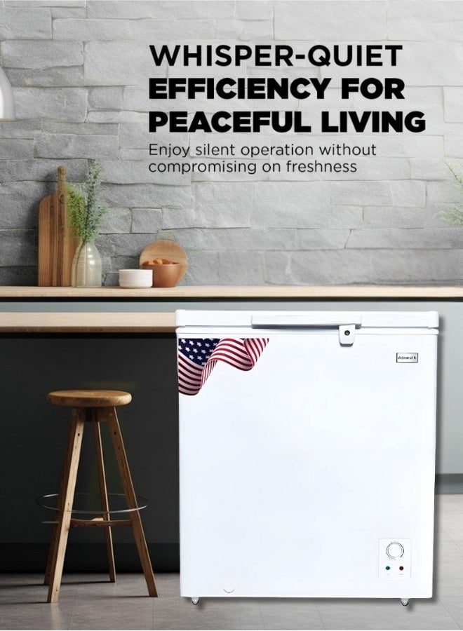 Compare 200L Chest Freezer – HighCapacity Deep Freezer with Fast Cooling Compressor, EnergySaving Tropical Design, UltraQuiet Operation, R600a Eco Refrigerant, Ideal for Home, Garage, or Commercial Use – White FinishADCF200WE 200.0 L 150.0 W ADCF200WE Wh at KSA Price