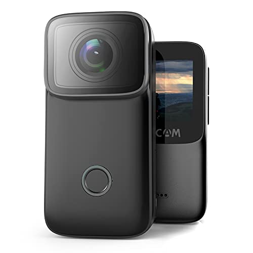 Compare SJCAM C200 Action Camera 4K 24FPS Optical 16MP | Magnetic Body & Hands Free | 6Axis Gyro Stabilizer | WiFi 2.4 GHZ | Insta Go | Webcam | Video Recording | Mini Vlogging Cam Black at KSA Price