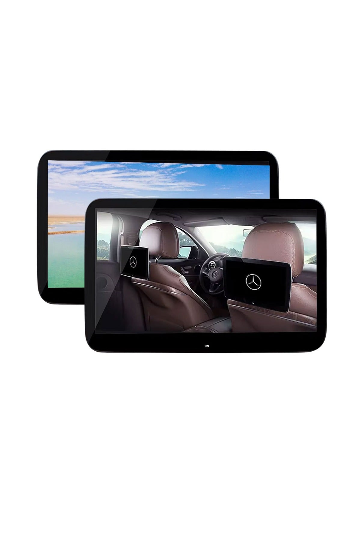 Compare Raymos RAH1158 11.6? Android 14 2K Car Headrest Monitor | 4GB+64GB, IPS Full HD, 256Color Ambient Light, Wireless Mirroring 2Pcs at KSA Price