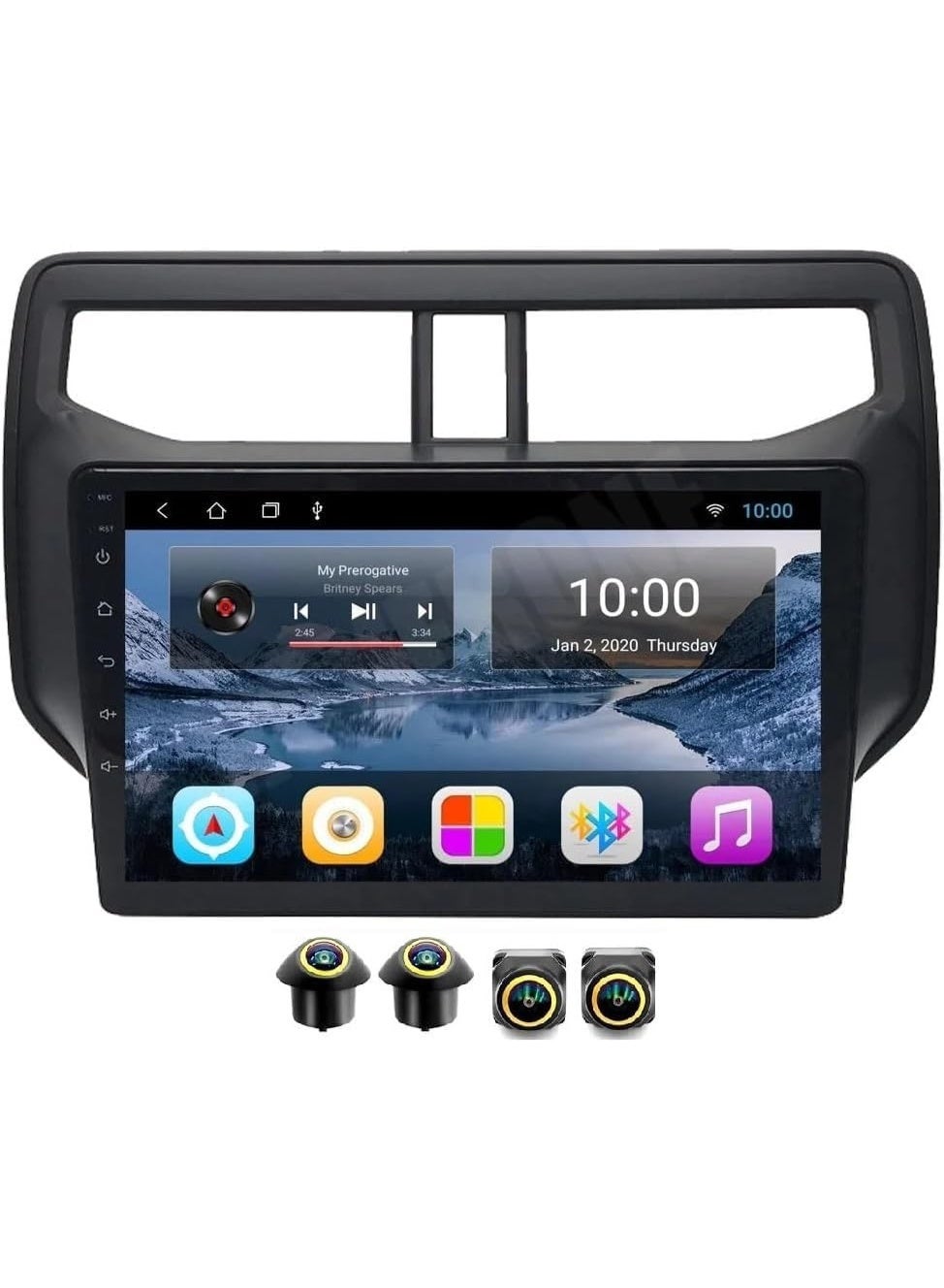 Compare Android Car Stereo for Toyota Rush 20182024 4GB RAM 64GB ROM Support Carplay, MLink WiFi BT, Radio GPS, 9 Inch IPS.QLED, Screen with 360D Camera Included at KSA Price