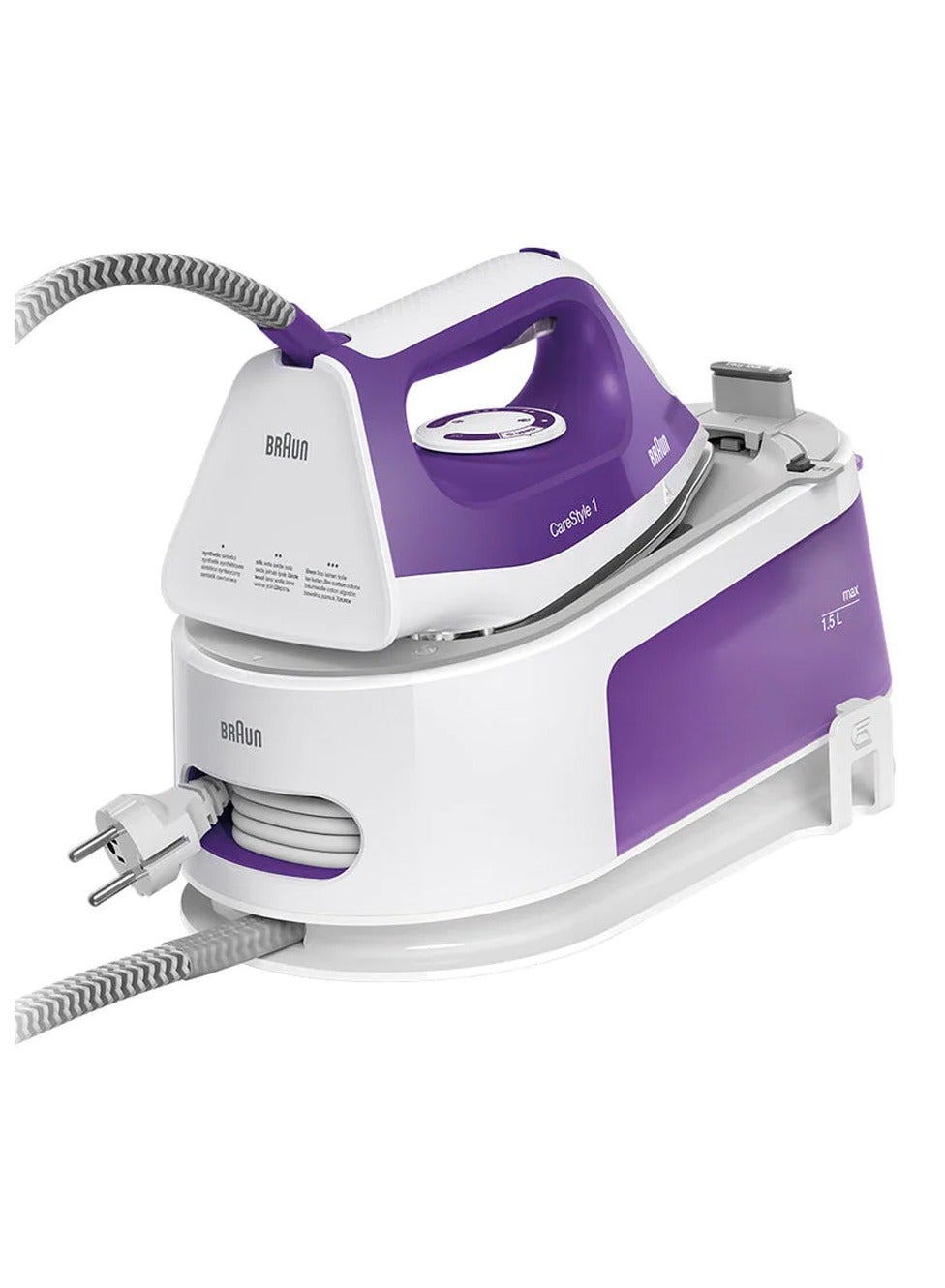 Compare CareStyle 1 Steam Generator Iron, World’s first FreeGlide3D soleplate 1.5 L 2200 W IS 1014 ?White  Violet at KSA Price