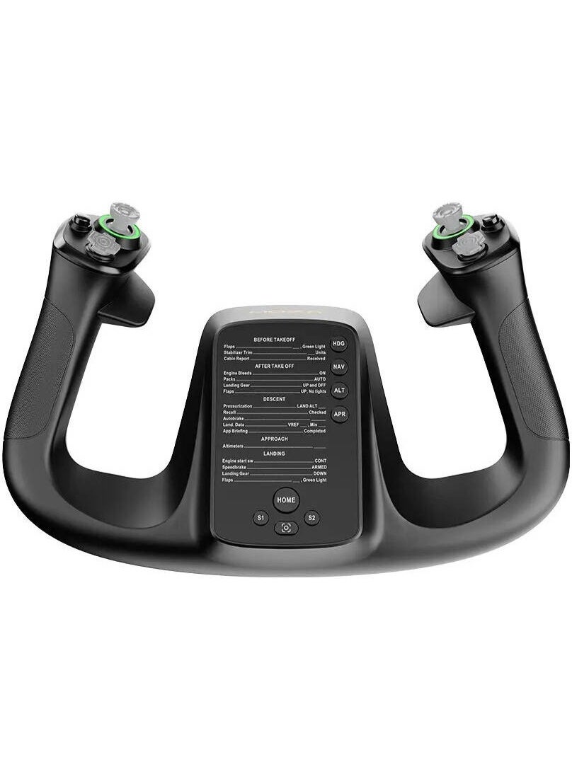 Compare MFY Flight Yoke – Realistic Commercial Aircraft Design, 34 Buttons & Switches, HallEffect Joysticks, RGB Lighting, Magnetic Panels, Compatible with AY210 Base for Microsoft Flight Simulator, XPlane, DCS World | AS012 at KSA Price