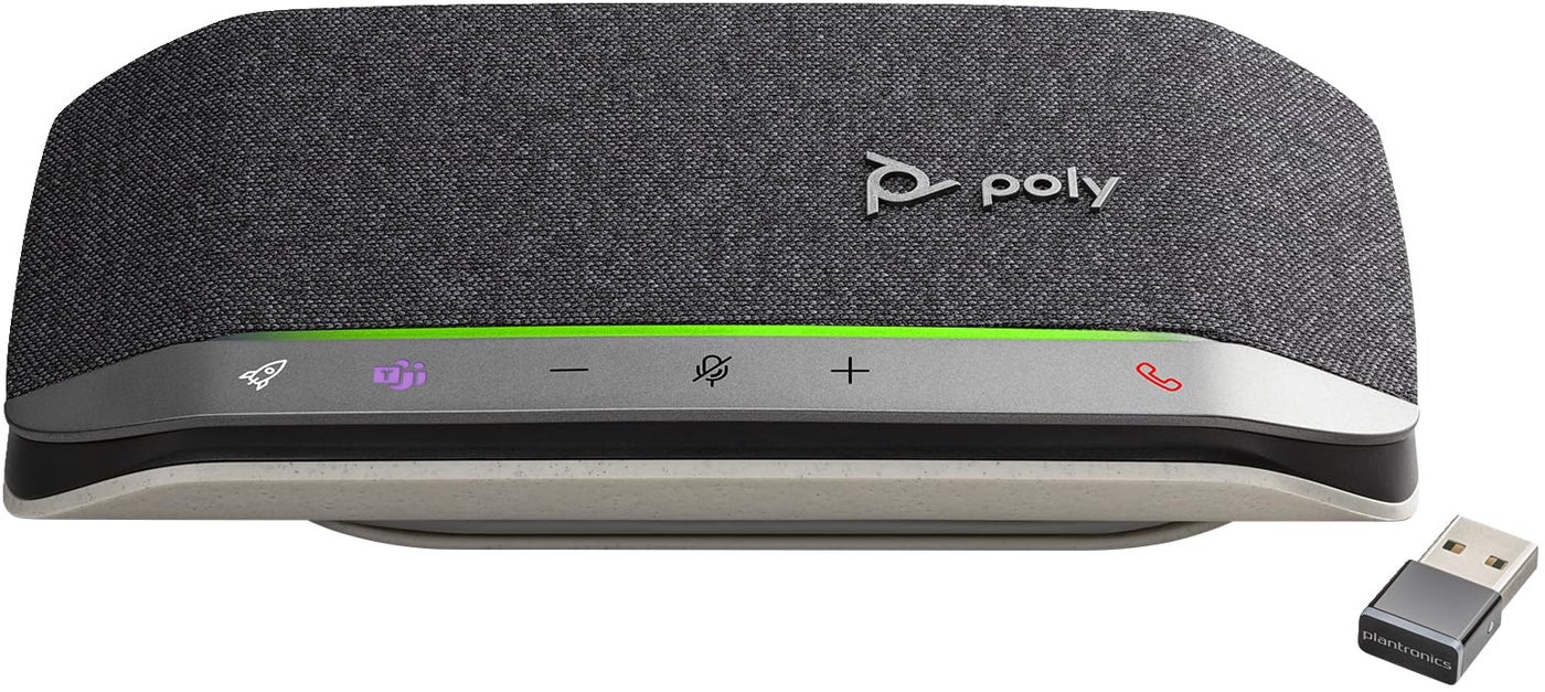 Compare POLY  Sync 20+ USBA Personal Bluetooth Smart Speakerphone Plantronics  Connect to Smartphones via BluetoothPCMac via  BT600 Dongle Works with Teams Certified, Zoom & More,Black at KSA Price