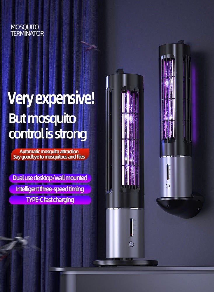 Compare New MultiFunction Mosquito Killer Lamp Electric Shock Type Home Outdoor Portable Support Typec Charging at KSA Price