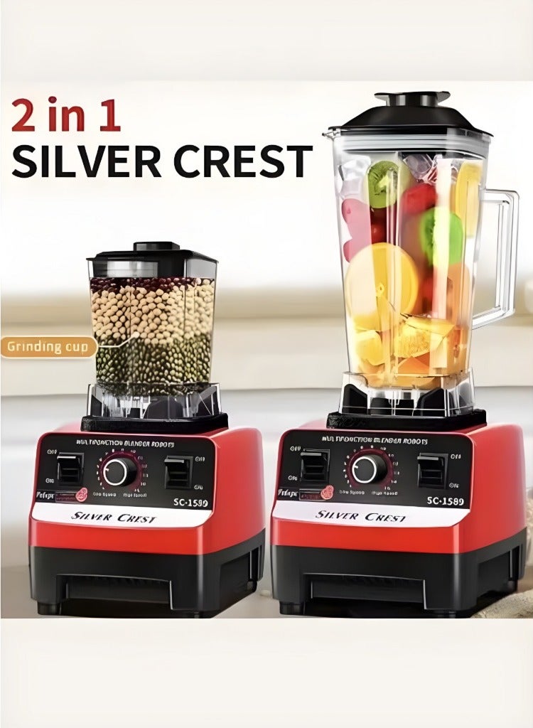 Heavy Duty Commercial Juice Fruit Mixer 4500W Silver…
