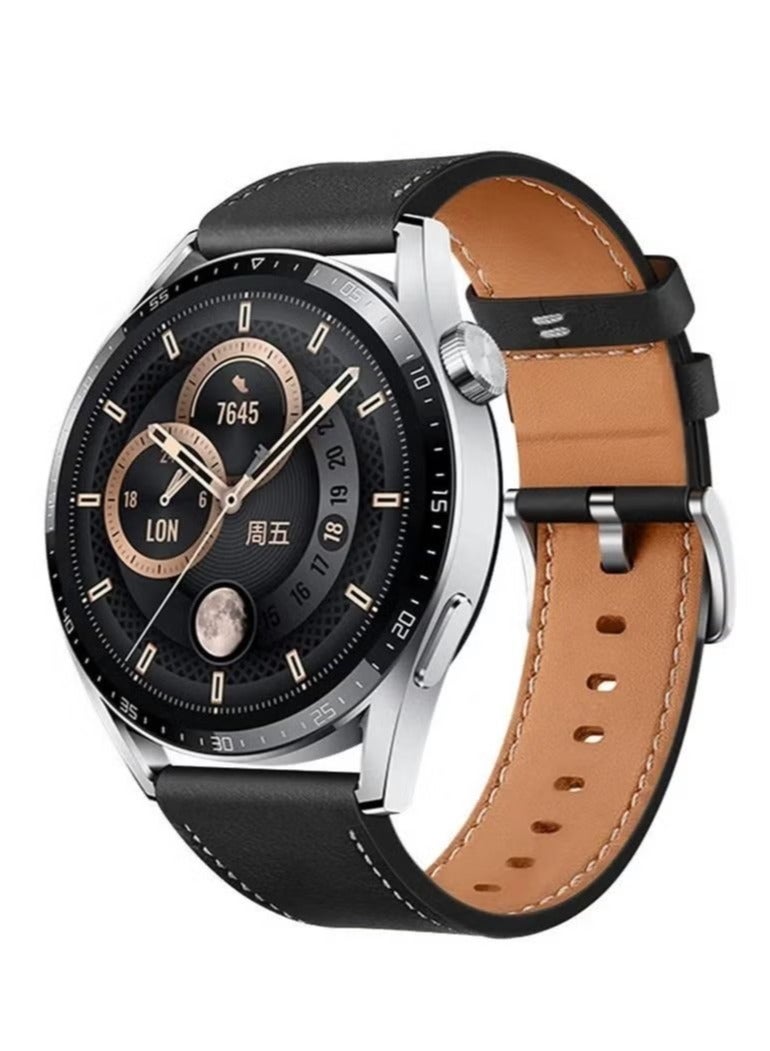 Compare Bracelet Watchband For Huawei Watch GT3 Leather Straps Honor Magic 3 22mm at KSA Price