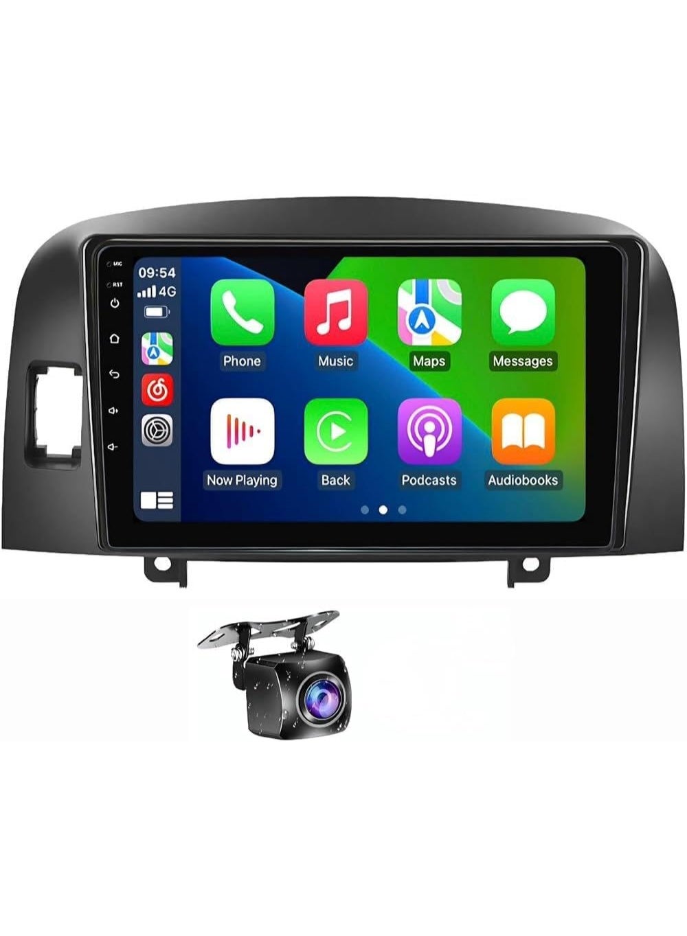 Compare Android Car Stereo for Hyunda Sonata NF 20042008 4GB RAM 64GB ROM Support Carplay, MLink WiFi BT, Radio GPS, 9 Inch IPS Touch Screen with AHD Camera Included at KSA Price