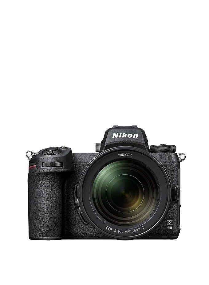Compare Z6II Mirrorless Camera with NIKKOR Z 2470mm f4 S Lens Kit – FullFrame, 24.5MP, 4K UHD Video, Dual Card Slots, BuiltIn WiFi & Bluetooth at KSA Price