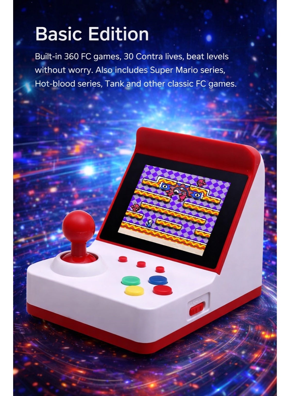 Compare Mini Retro Arcade Game Console at KSA Price