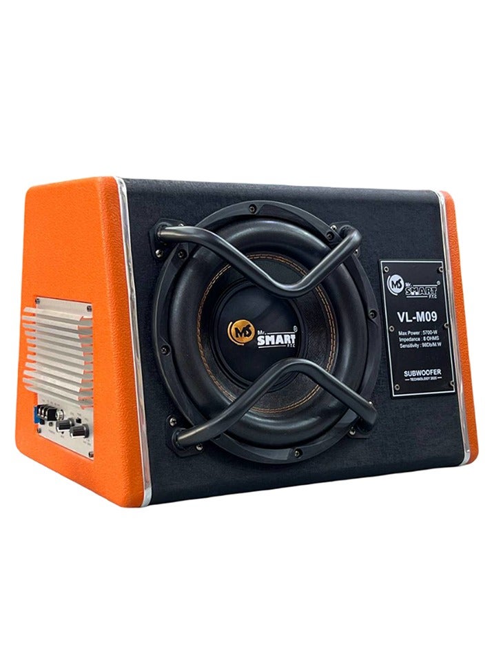 Mr.Smart VL-M09 Car Subwoofer Speaker, Orange and…