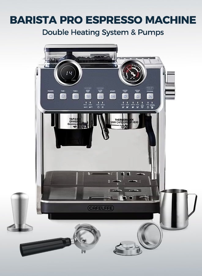 Barista Espresso Machine With Double Boilers And…
