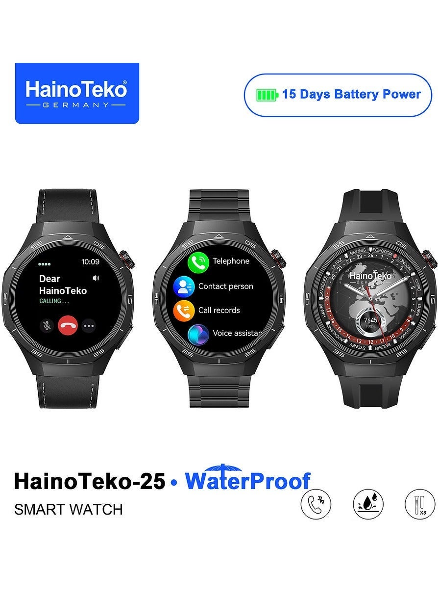 Haino Teko-25 Waterproof Smartwatch with AMOLED Display…