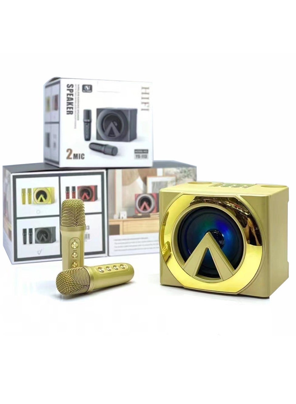 YS113 Bluetooth Speaker with Lighting Effect Dual…