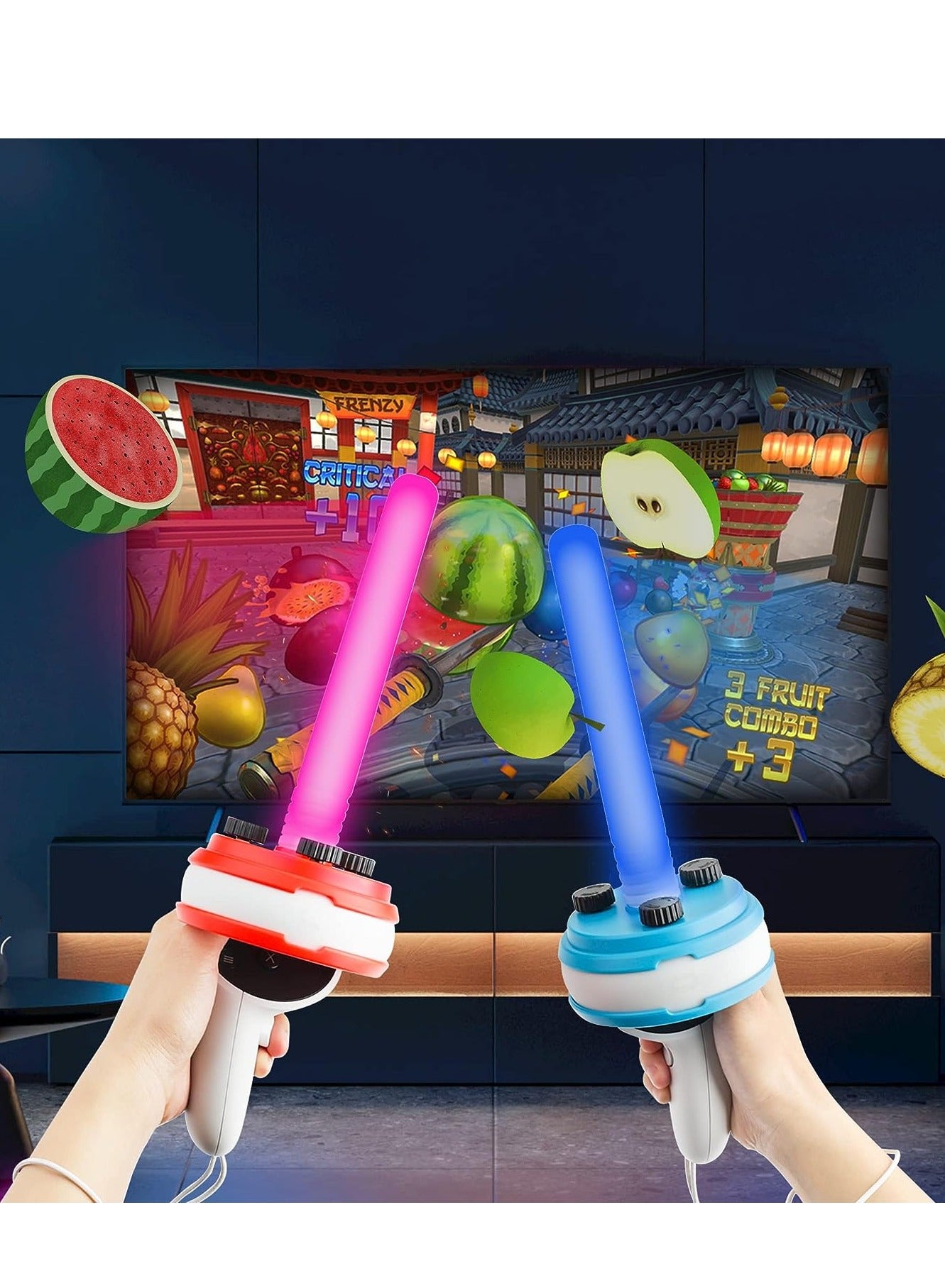 Dual Handles Extension Grips for Oculus quest2,…
