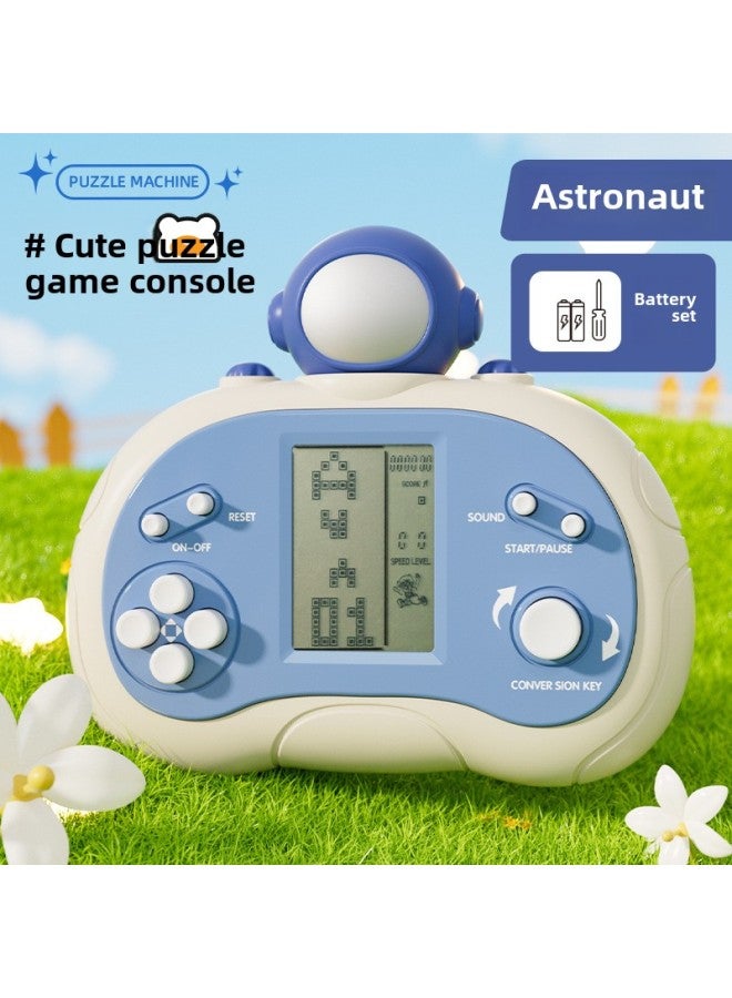 Compare Tetris Game Toy Childrens Retro Handheld Game Machine To Break Through The Competitive Fast Push Game MachineColor:Russian Game Console 【astronaut】 Battery Version at KSA Price