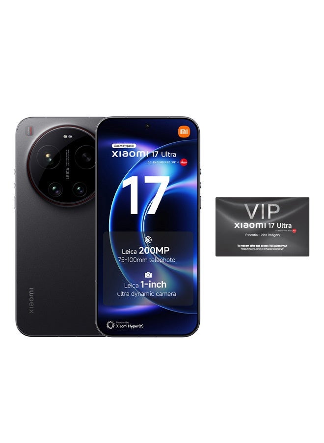 Compare 17 Ultra Black Dual SIM 5G 16GB RAM 1TB with 2pin Adaptor  Global Version at KSA Price