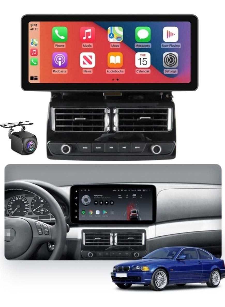 Compare Bmw E46 3 Series 19982006 12.3 Inch Android Screen 4GB Ram Support Apple Carplay Android Auto Wireless AHD Camera Included 4G Wifi USB QLED Touch Screen IPS Touch Screen With Complete Frame at KSA Price