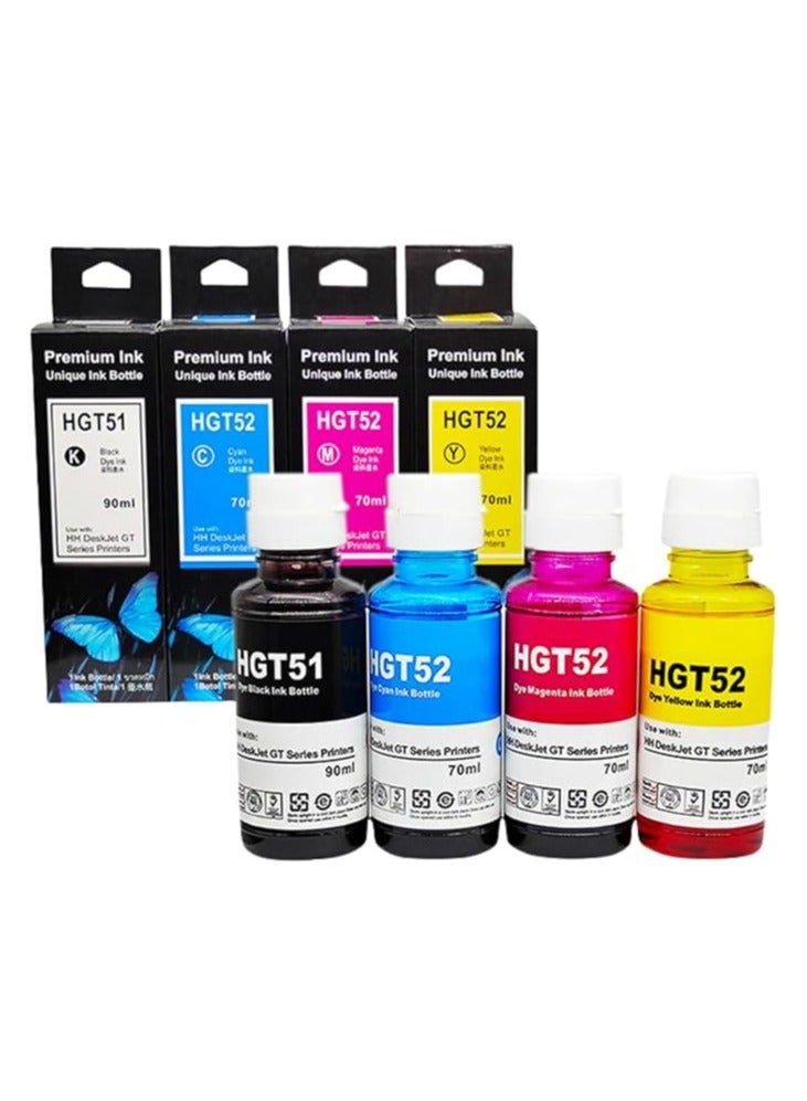 Compare GT 5810,GT 5820, 5821, 5822, 310,315,316,319,410,415,416,419 720,750,790 GT51 GT52 InkCompatible Ink Cartridges for HP DeskJet GT 5810,GT 5820, 5821, 5822, 310,315,316,319,410,415,416,419 720,750,790 Printers 4Packs at KSA Price