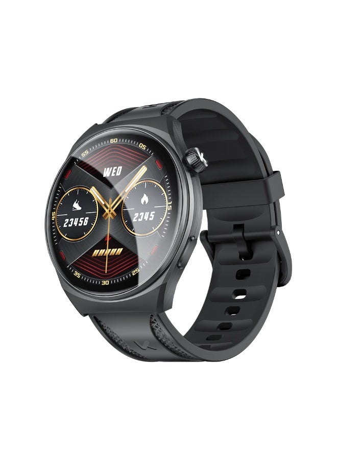 Compare GW6 Smartwatch 1.43? AMOLED Display, Bluetooth Calling, AI ChatGPT, 100+ Sports Modes – Black at KSA Price