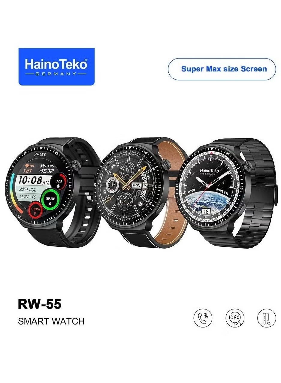 RW 55 Smart Watch with Super Max Curved AMOLED…