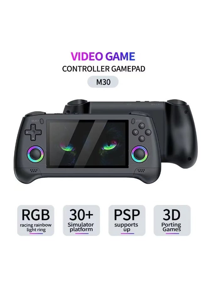 Compare M30 Handheld Game Console Portable Video Game Player BuiltIn Games Retro Arcade Device Rechargeable Battery Compact Gaming System Travel Friendly Entertainment at KSA Price