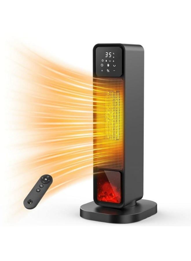 2200W Ceramic Tower Heater & Fan for Home – All-Season…