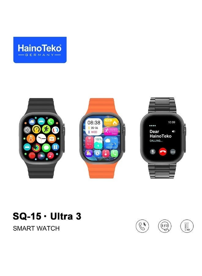 Haino Teko SQ-15 Ultra 3 Smart Watch with AMOLED…