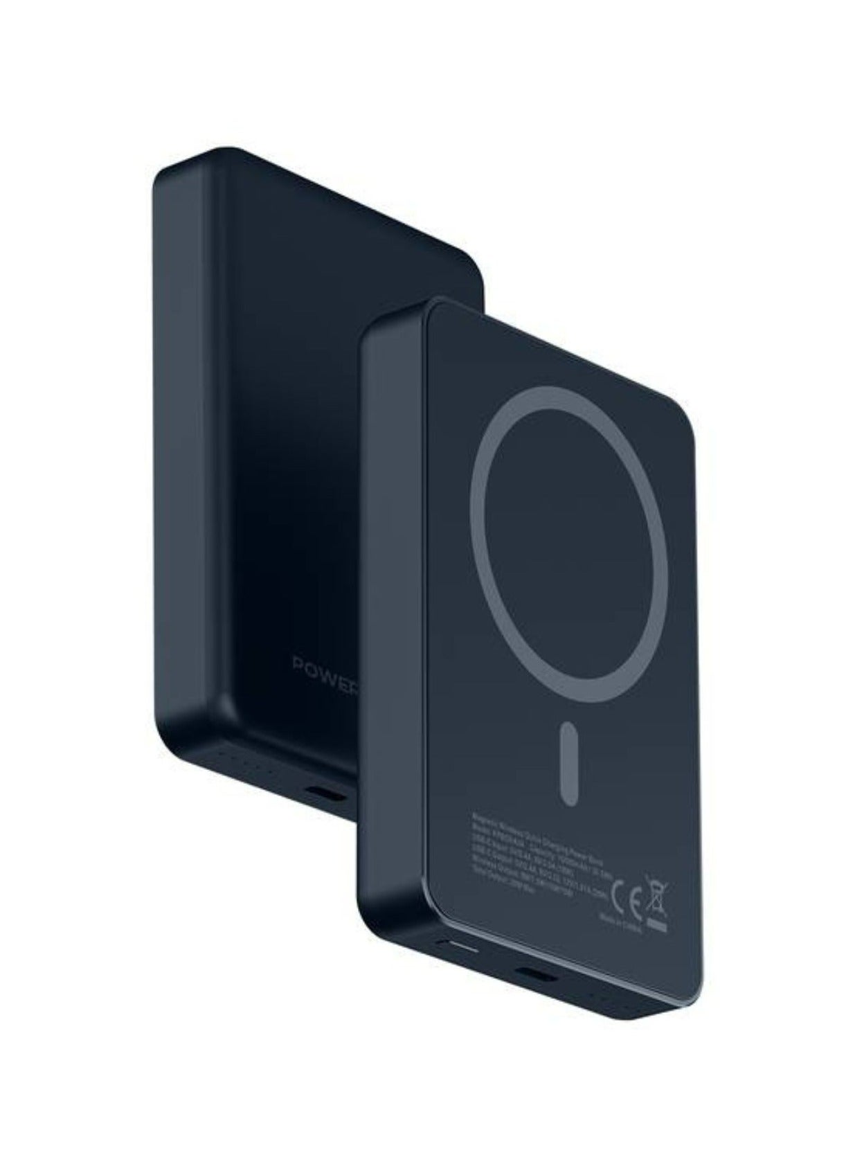 Compare 10000mAh MagSafe Aluminum Power Bank with Battery Level Indicator, Lightweight & Compact Design, Fast & Simultaneous Charging, TypeC Input & Output, 15W Wireless Output  Dark Gray at KSA Price