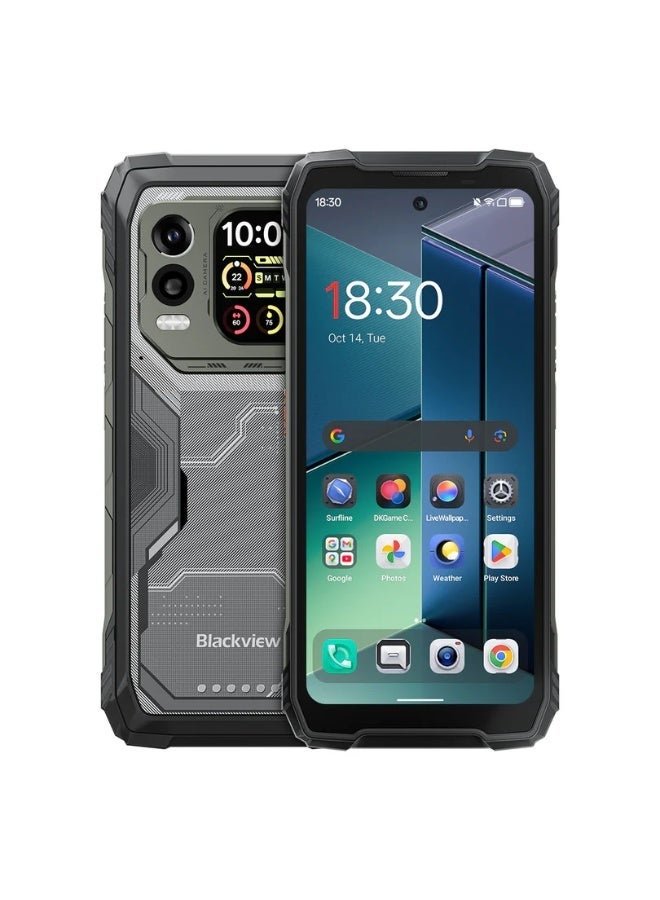 Compare Blackview XPLORE 1 Pro Thermal Imaging Rugged 5G Smartphone, 12GB RAM 256GB ROM, 6.78 Inch 120Hz Display, 2.01 Inch Secondary Screen, 20000mAh Battery, 170LM Flashlight, Black at KSA Price