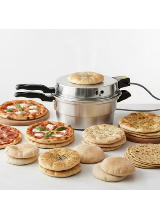 Compare 28CM MultiPurpose Mini Electric Oven – Versatile Bread Maker, Pizza Maker, Khameer Maker, and Arabic Lebanese Flatbread Maker at KSA Price