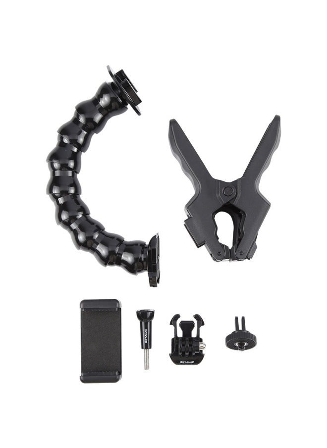Compare PULUZ Fat Cow For DJI Osmo Action Accessories Gopro Strong Clamp Snakeshaped Universal Arm 8Section Snakeshaped ArmColor:Pu740b snakeshaped Bracket + Powerful Clip + Mobile Phone Clip at KSA Price
