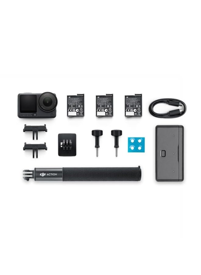 Compare DJI Osmo Action 6 Adventure Combo, Action Camera with 11.1 Square Sensor, Variable Aperture of f2.0–f4.0, ColdResistant, 4hrs Battery, Action Camera 4K Ideal for Quick Capture of Exciting Moments at KSA Price