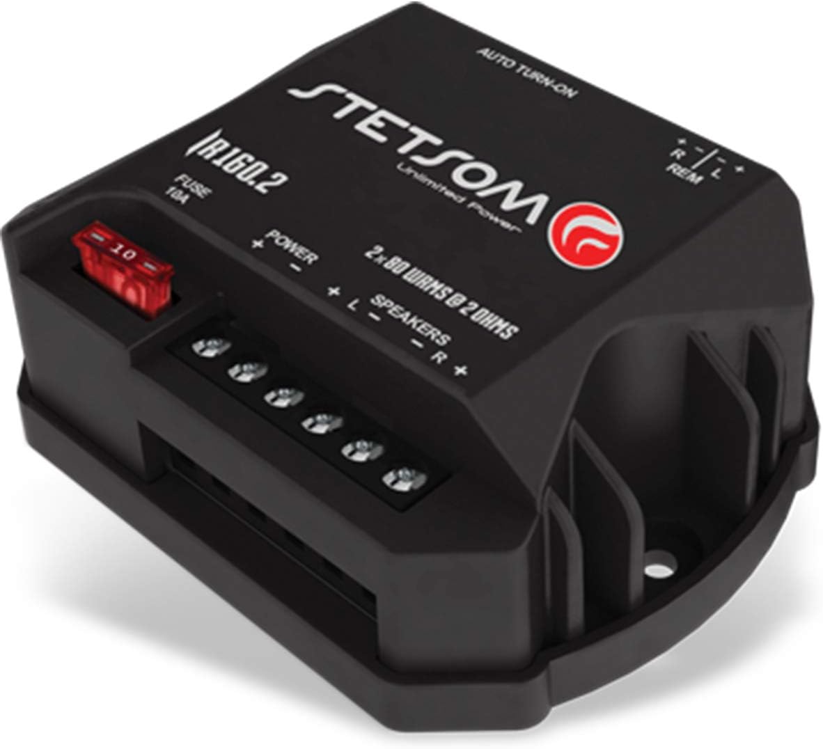Compare Stetsom IR 160.2 RCA 2 Ohms Compact Digital MultiChannel Amplifier  160 Watts RMS at KSA Price