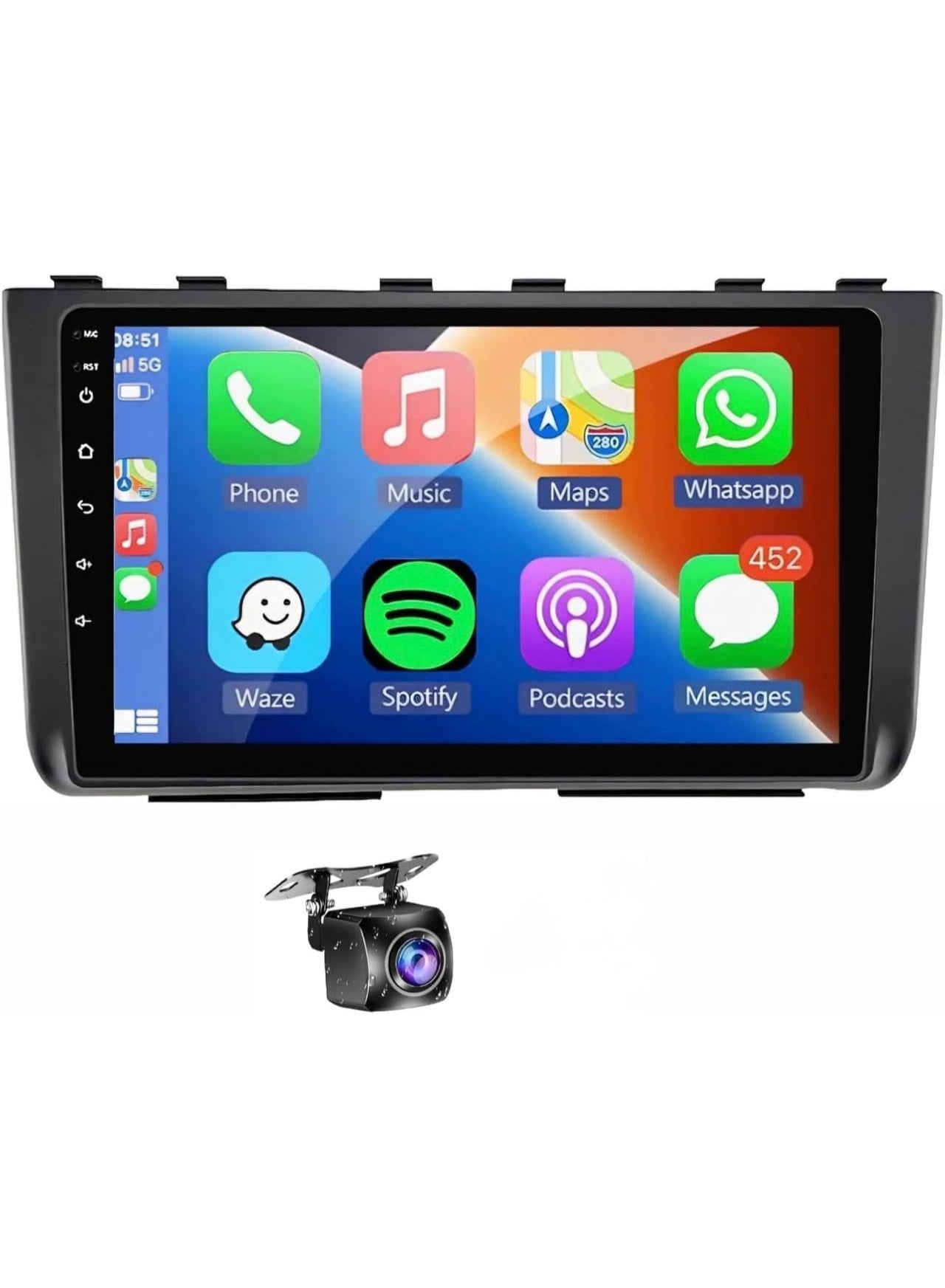Compare Android Car Stereo for Hyundai CRETA IX25 20202023 4GB RAM 32GB ROM Support Carplay, MLink WiFi BT, Radio GPS, 9 Inch IPS Touch Screen with AHD Camera Included at KSA Price