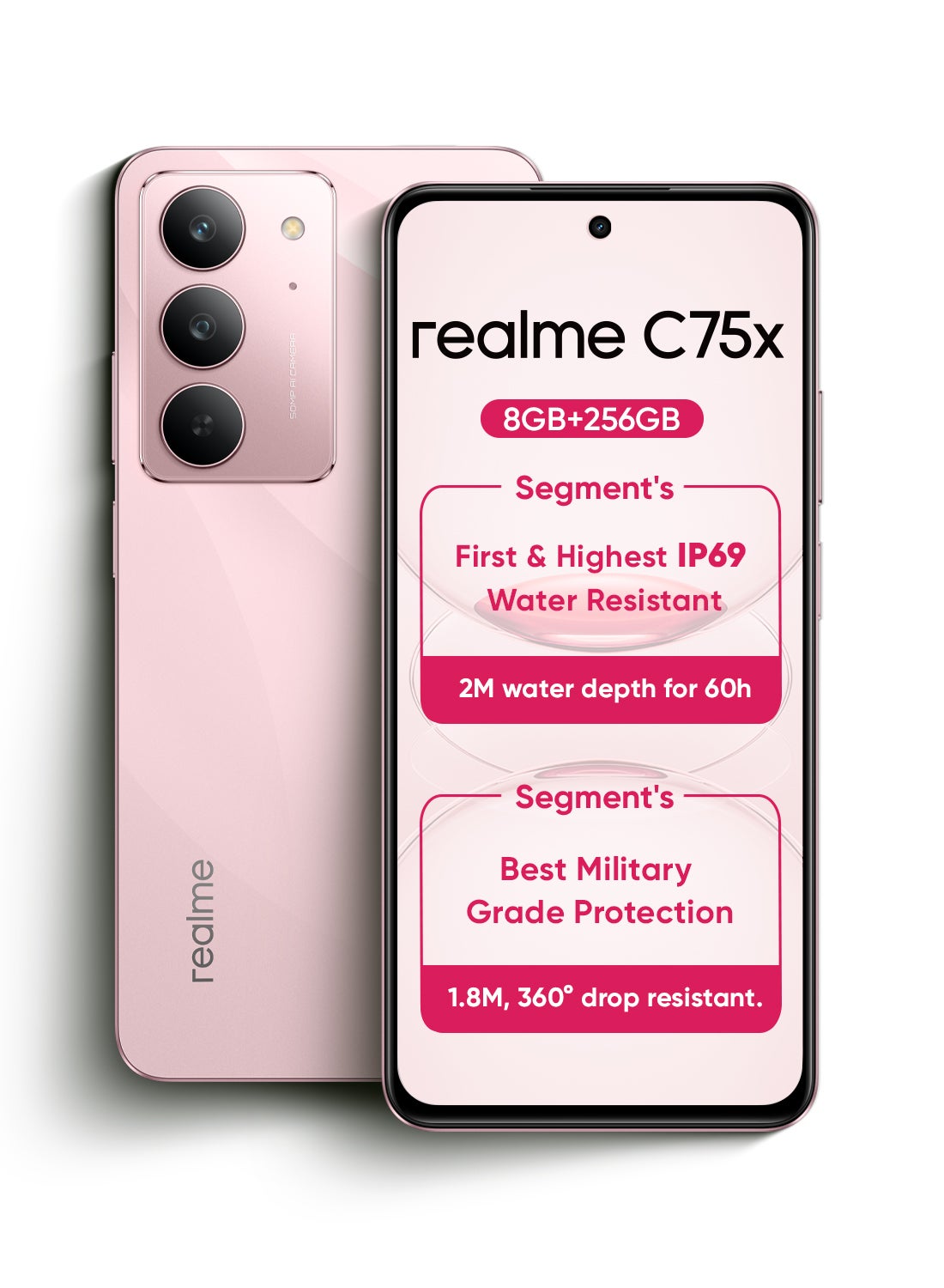 C75X Dual SIM Coral Pink 8GB RAM 256GB 4G…