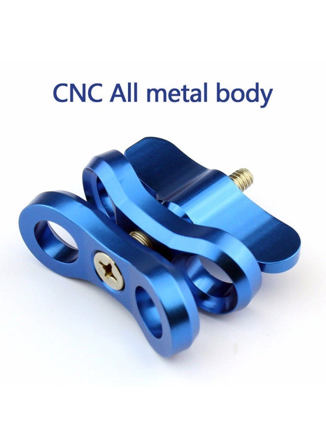 Compare Suitable For Gopro11 Diving Photography Butterfly Clip Small Ant Mountain Dog Camera CNC Metal Light Bulb ClipColor:Blue at KSA Price