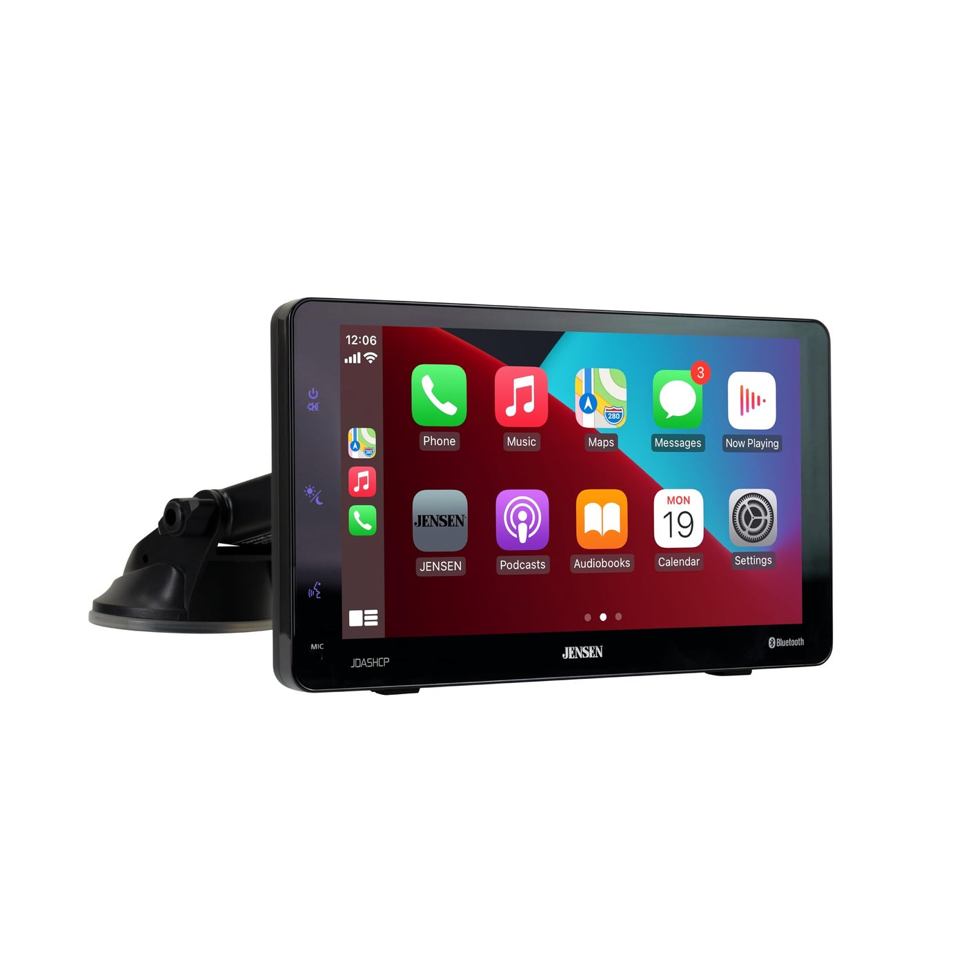 JENSEN JDASHCP 7inch Portable Wireless Dash Mount…
