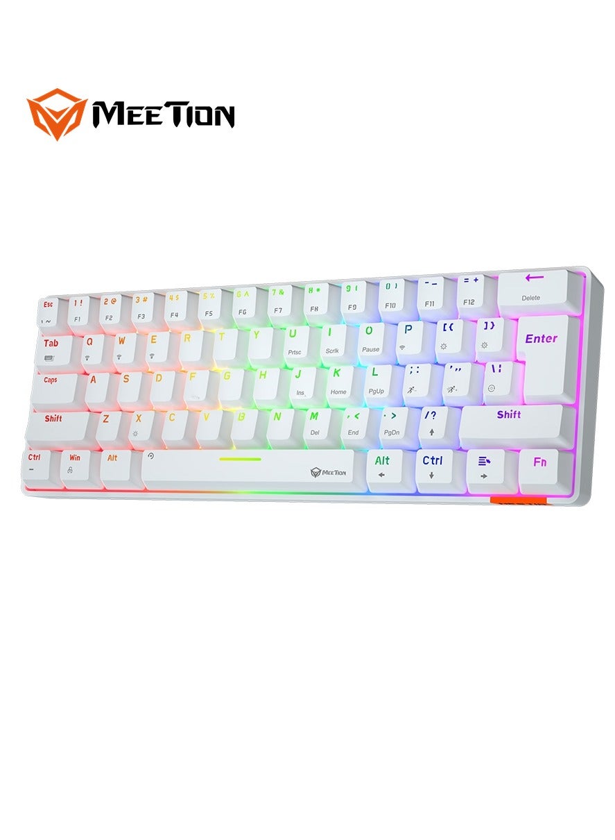 MEETION Dual Mode Bluetooth 60% Gaming Keyboard…