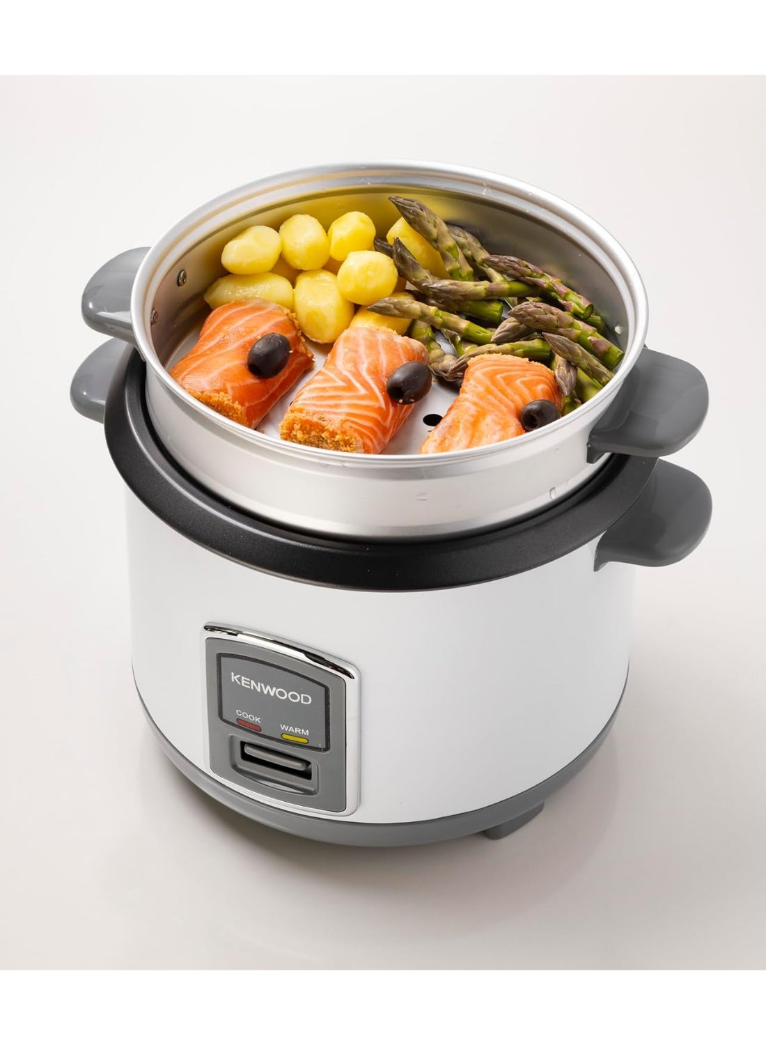 KENWOOD 2-in-1 Rice Cooker 1.0L 5-Cups Rice with Food…