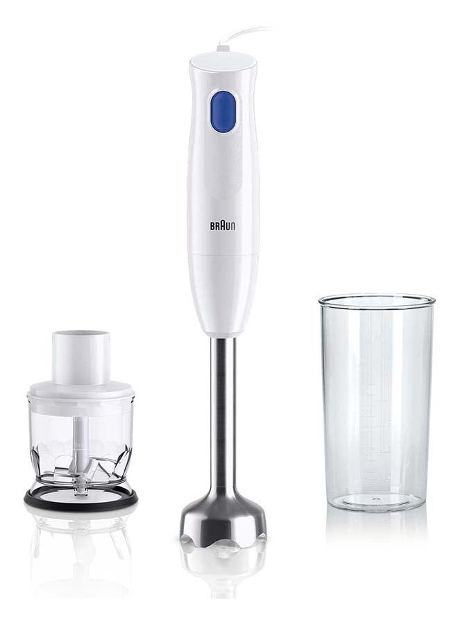 Compare Multi Quick 1, Hand Blender, One Speed, 0.350L Chopper, 0.600L Beaker, Dishwasher Safe 0.6 L 450 W MQ10.201MWH White at KSA Price